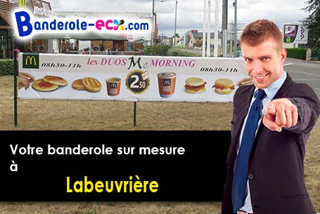 Création offerte de votre banderole personnalisée à Labeuvrière (Pas-de-Calais/62122)