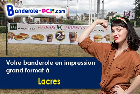 Création offerte de votre banderole personnalisée à Lacres (Pas-de-Calais/62830)