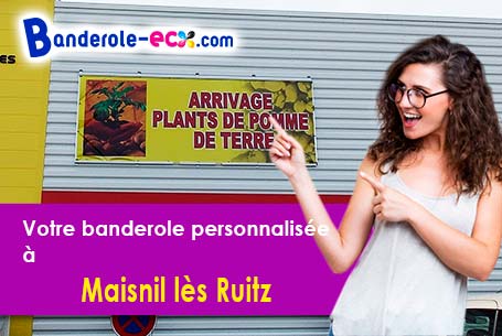 Création offerte de votre banderole publicitaire à Maisnil-lès-Ruitz (Pas-de-Calais/62620)