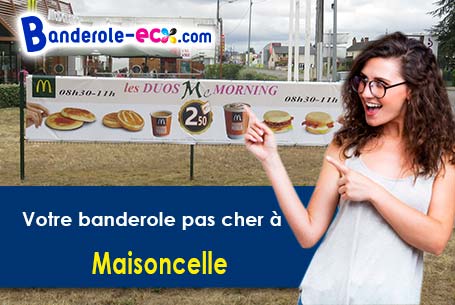 Création offerte de votre banderole publicitaire à Maisoncelle (Pas-de-Calais/62310)