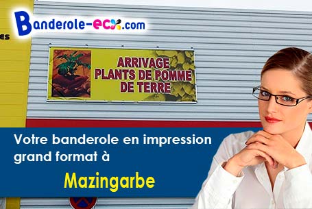 Création gratuite de votre banderole publicitaire à Mazingarbe (Pas-de-Calais/62670)
