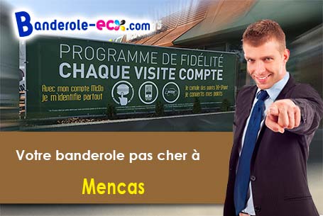 Création offerte de votre banderole personnalisée à Mencas (Pas-de-Calais/62310)
