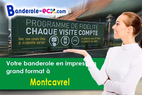 Création offerte de votre banderole pas cher à Montcavrel (Pas-de-Calais/62170)