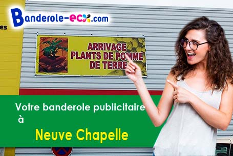 Création gratuite de votre banderole publicitaire à Neuve-Chapelle (Pas-de-Calais/62840)