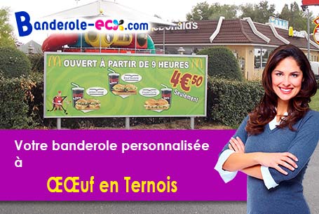 Création gratuite de votre banderole publicitaire à uf-en-Ternois (Pas-de-Calais/62130)