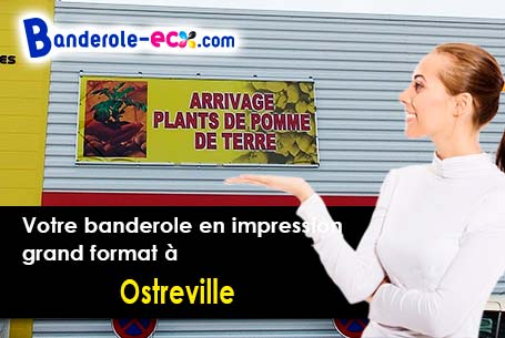 Création gratuite de votre banderole publicitaire à Ostreville (Pas-de-Calais/62130)