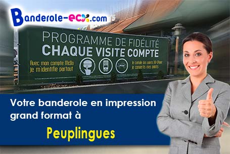 Création offerte de votre banderole publicitaire à Peuplingues (Pas-de-Calais/62231)