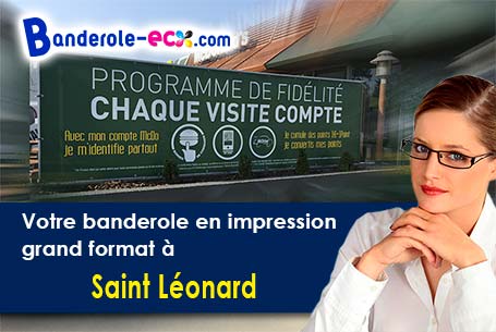 Création offerte de votre banderole publicitaire à Saint-Léonard (Pas-de-Calais/62360)