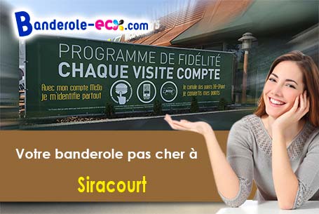 Création offerte de votre banderole publicitaire à Siracourt (Pas-de-Calais/62130)