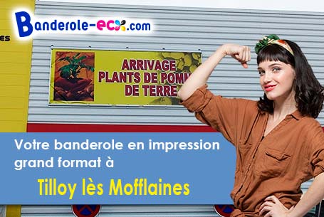 Création inclus pour votre banderole pas cher à Tilloy-lès-Mofflaines (Pas-de-Calais/62217)