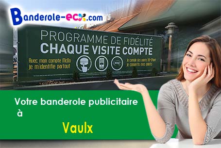 Création offerte de votre banderole publicitaire à Vaulx (Pas-de-Calais/62390)