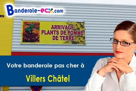 Création inclus pour votre banderole pas cher à Villers-Châtel (Pas-de-Calais/62690)