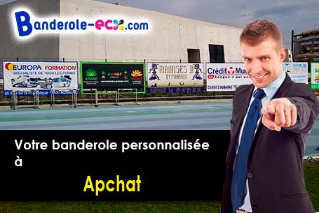 Création gratuite de votre banderole publicitaire à Apchat (Puy-de-Dôme/63420)