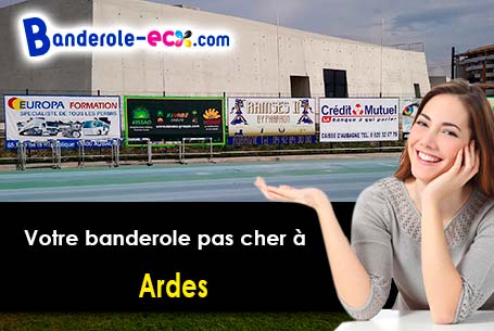 Création gratuite de votre banderole publicitaire à Ardes (Puy-de-Dôme/63420)