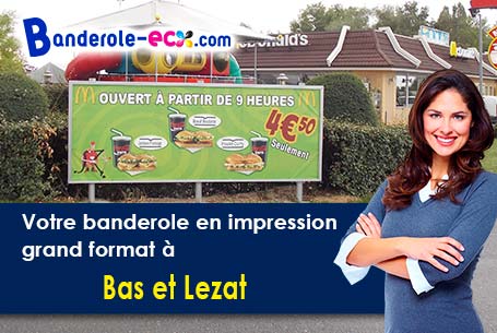 Création gratuite de votre banderole publicitaire à Bas-et-Lezat (Puy-de-Dôme/63310)