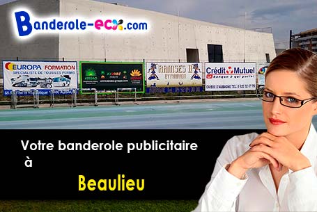 Création gratuite de votre banderole publicitaire à Beaulieu (Puy-de-Dôme/63570)