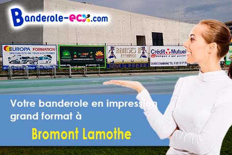 Création gratuite de votre banderole publicitaire à Bromont-Lamothe (Puy-de-Dôme/63230)