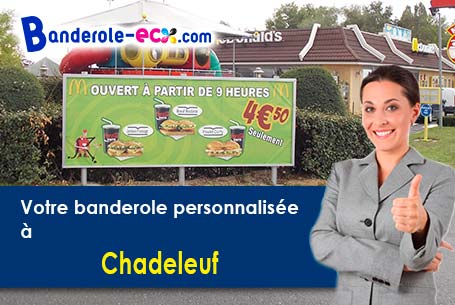 Création gratuite de votre banderole publicitaire à Chadeleuf (Puy-de-Dôme/63320)