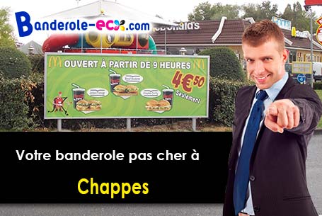Création gratuite de votre banderole publicitaire à Chappes (Puy-de-Dôme/63720)