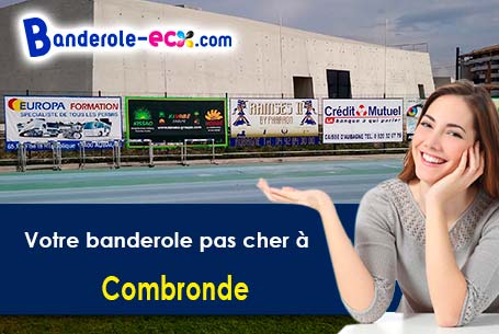 Création inclus pour votre banderole pas cher à Combronde (Puy-de-Dôme/63460)