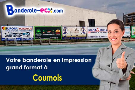 Création gratuite de votre banderole publicitaire à Cournols (Puy-de-Dôme/63450)