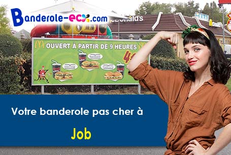 Création inclus pour votre banderole pas cher à Job (Puy-de-Dôme/63990)