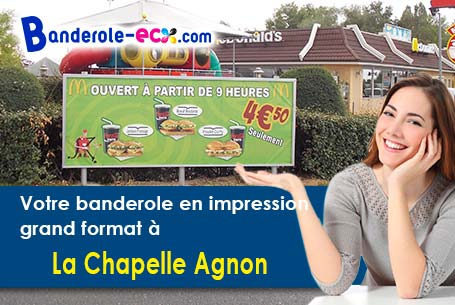 Impression grand format de banderole personnalisée à La Chapelle-Agnon (Puy-de-Dôme/63590)