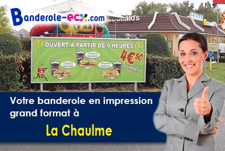 Création inclus pour votre banderole pas cher à La Chaulme (Puy-de-Dôme/63660)