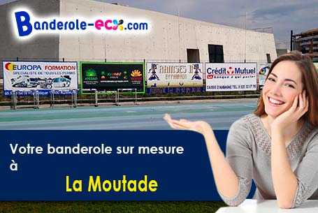 Création gratuite de votre banderole publicitaire à La Moutade (Puy-de-Dôme/63200)