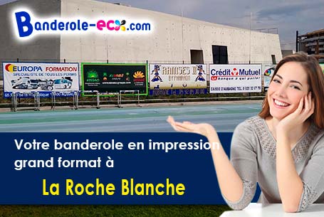 Création gratuite de votre banderole publicitaire à La Roche-Blanche (Puy-de-Dôme/63670)