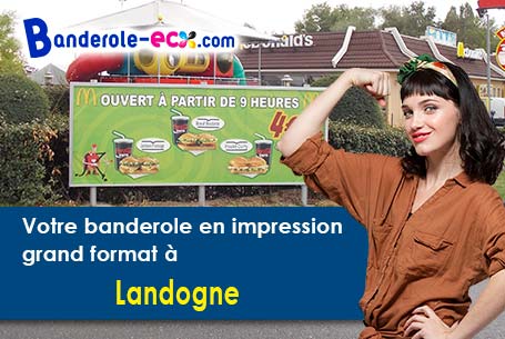 Création gratuite de votre banderole publicitaire à Landogne (Puy-de-Dôme/63380)