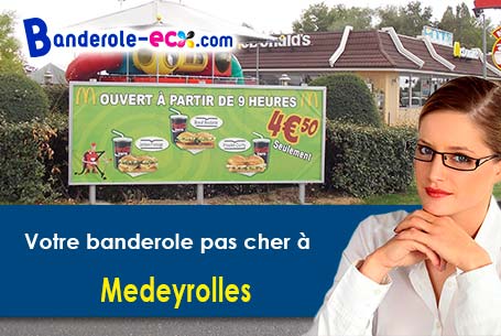 Création gratuite de votre banderole publicitaire à Medeyrolles (Puy-de-Dôme/63220)