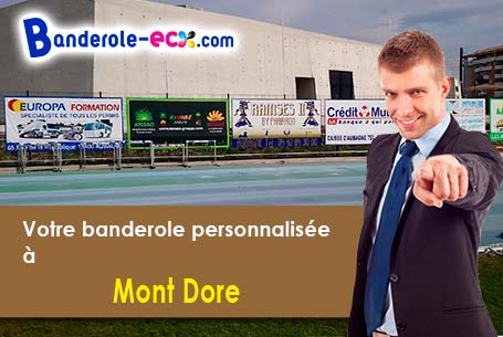 Création gratuite de votre banderole publicitaire à Mont-Dore (Puy-de-Dôme/63240)