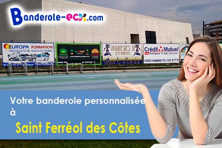 Création gratuite de votre banderole publicitaire à Saint-Ferréol-des-Côtes (Puy-de-Dôme/63600)