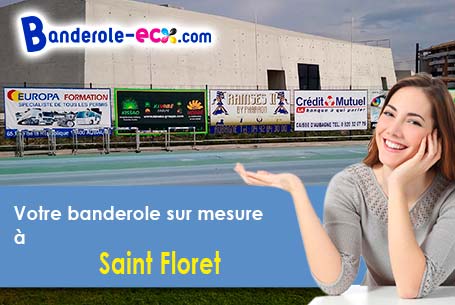 Création inclus pour votre banderole pas cher à Saint-Floret (Puy-de-Dôme/63320)