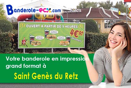 Création gratuite de votre banderole publicitaire à Saint-Genès-du-Retz (Puy-de-Dôme/63260)