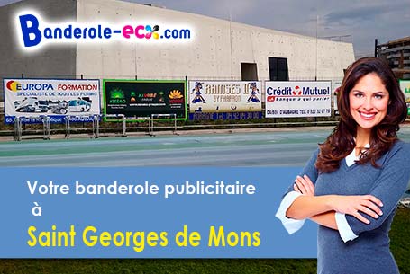 Création inclus pour votre banderole pas cher à Saint-Georges-de-Mons (Puy-de-Dôme/63780)