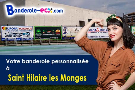 Création gratuite de votre banderole publicitaire à Saint-Hilaire-les-Monges (Puy-de-Dôme/63380)
