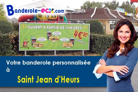 Création gratuite de votre banderole publicitaire à Saint-Jean-d'Heurs (Puy-de-Dôme/63190)