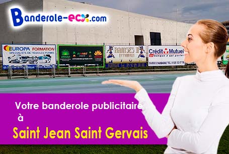 Création inclus pour votre banderole pas cher à Saint-Jean-Saint-Gervais (Puy-de-Dôme/63570)