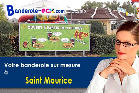 Création inclus pour votre banderole pas cher à Saint-Maurice (Puy-de-Dôme/63270)