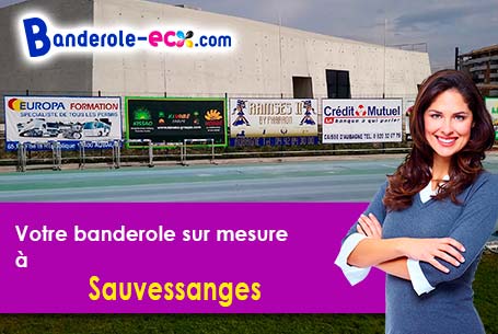 Création gratuite de votre banderole publicitaire à Sauvessanges (Puy-de-Dôme/63840)