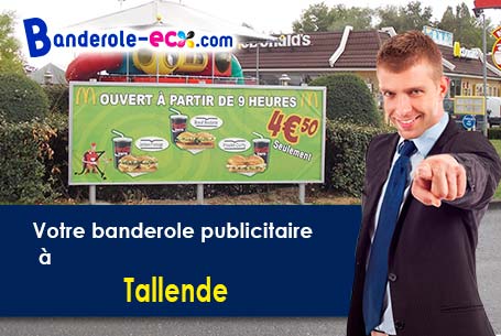 Création inclus pour votre banderole pas cher à Tallende (Puy-de-Dôme/63450)
