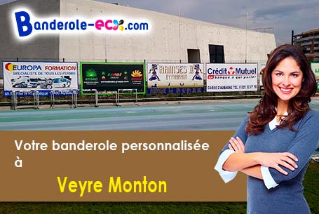 Création gratuite de votre banderole publicitaire à Veyre-Monton (Puy-de-Dôme/63960)