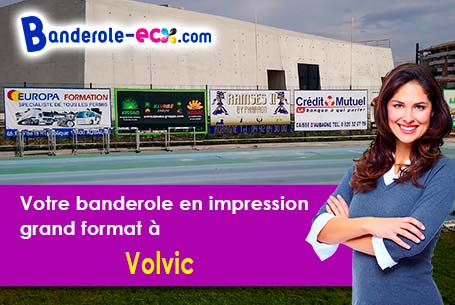 Création gratuite de votre banderole publicitaire à Volvic (Puy-de-Dôme/63530)