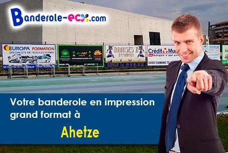 Création gratuite de votre banderole publicitaire à Ahetze (Pyrénées-Atlantiques/64210)
