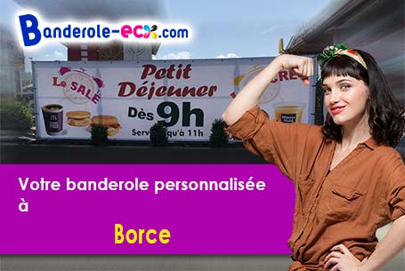 Création gratuite de votre banderole publicitaire à Borce (Pyrénées-Atlantiques/64490)