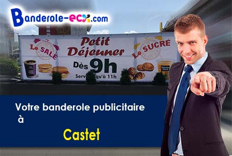 Impression grand format de banderole personnalisée à Castet (Pyrénées-Atlantiques/64260)