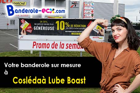 Création gratuite de votre banderole publicitaire à Coslédaà-Lube-Boast (Pyrénées-Atlantiques/64160)