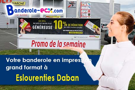 Impression grand format de banderole personnalisée à Eslourenties-Daban (Pyrénées-Atlantiques/64420)